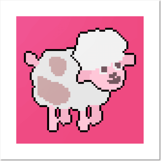 Attire's Animal Palette Sheep Wall Art by Pixel.id